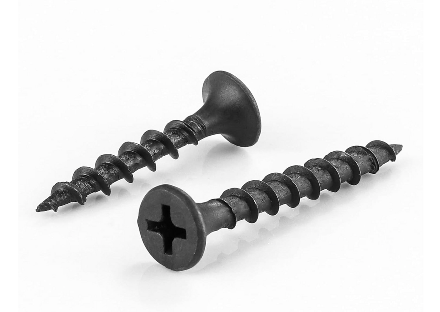 #6 Black Fastener Drywall Screws Kit-Phillips with coarse Threaded tip, Black, Suitable for Drywall Slate, Wood, etc.